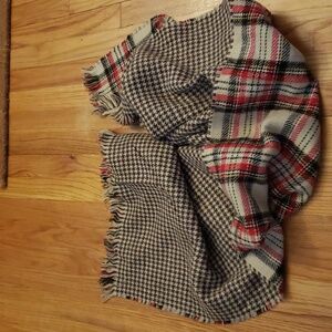Checkered Chunky Winter Scarf